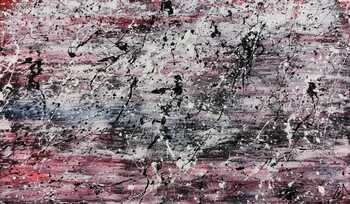 Schlichtes abstraktes Gemälde modern hell freundlich