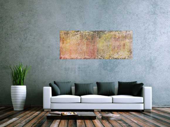 Helles und schlichtes zeitgenössisches Gemälde abstrakt modern