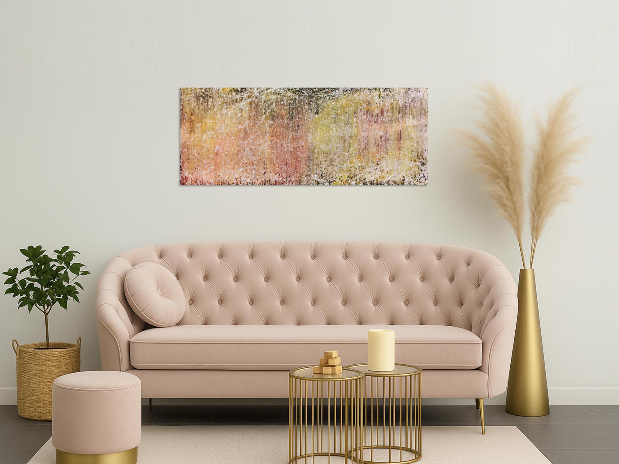 Helles und schlichtes zeitgenössisches Gemälde abstrakt modern