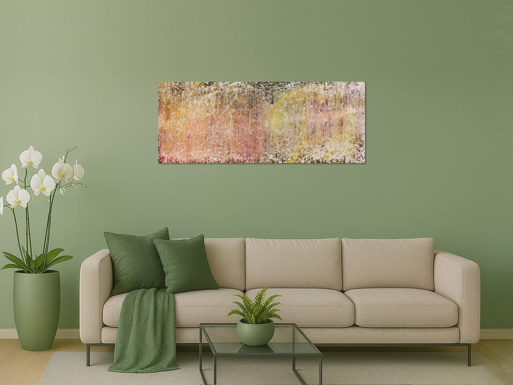 Helles und schlichtes zeitgenössisches Gemälde abstrakt modern