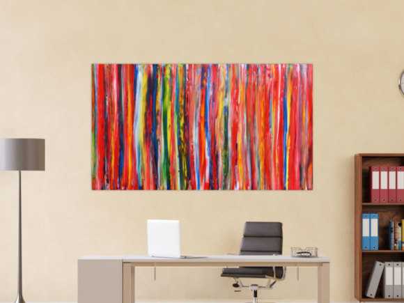 Kunstdruck Ausschnitt erstellen abstraktes Gemälde Nr. 598