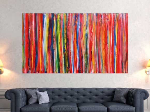 Kunstdruck Ausschnitt erstellen abstraktes Gemälde Nr. 598