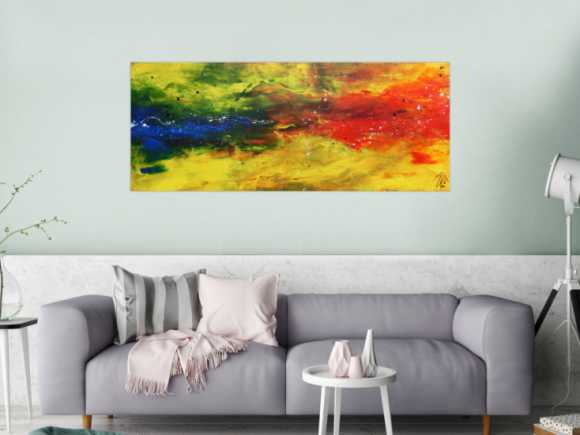 Kunstdruck Ausschnitt erstellen abstraktes Gemälde Nr. 609