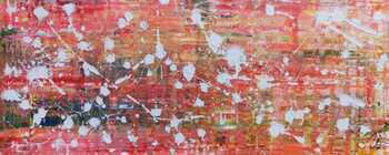 Modernes abstraltes Gemälde mit hellen Farben