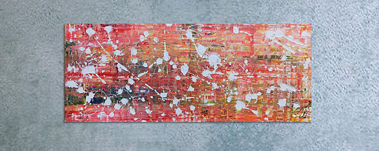 Modernes abstraltes Gemälde mit hellen Farben