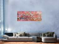 Modernes abstraltes Gemälde mit hellen Farben