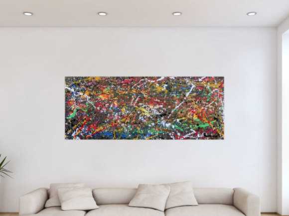 Kunstdruck Ausschnitt erstellen abstraktes Gemälde Nr. 615