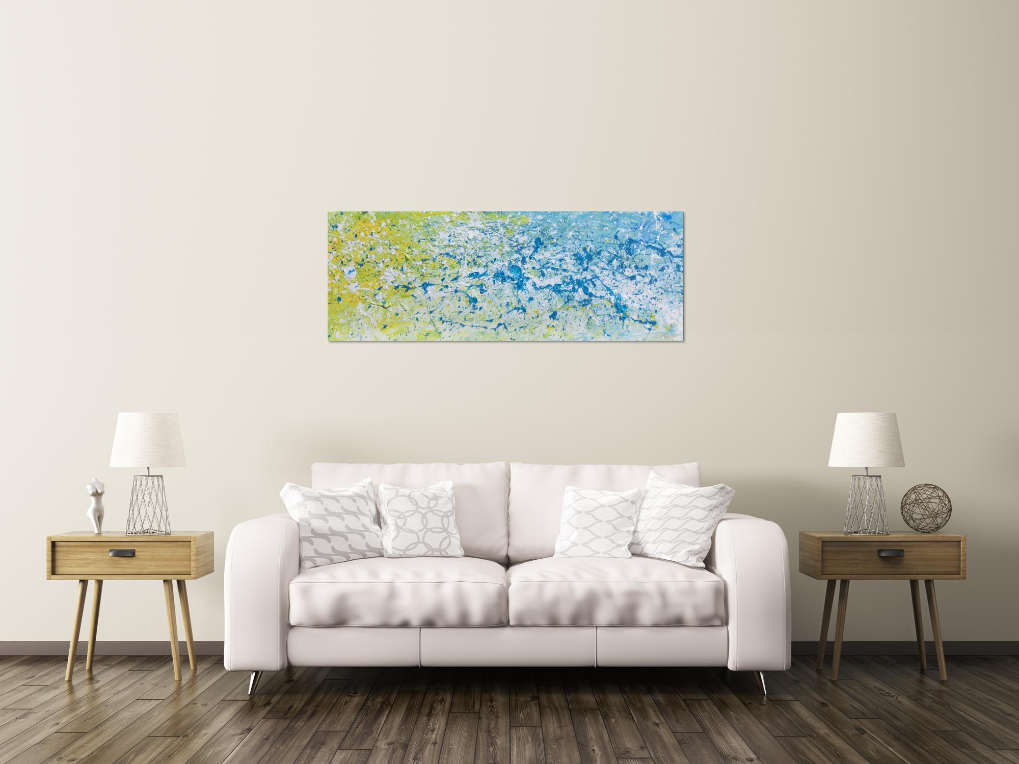 Modernes Gemälde abstrakt helle Farben bunt