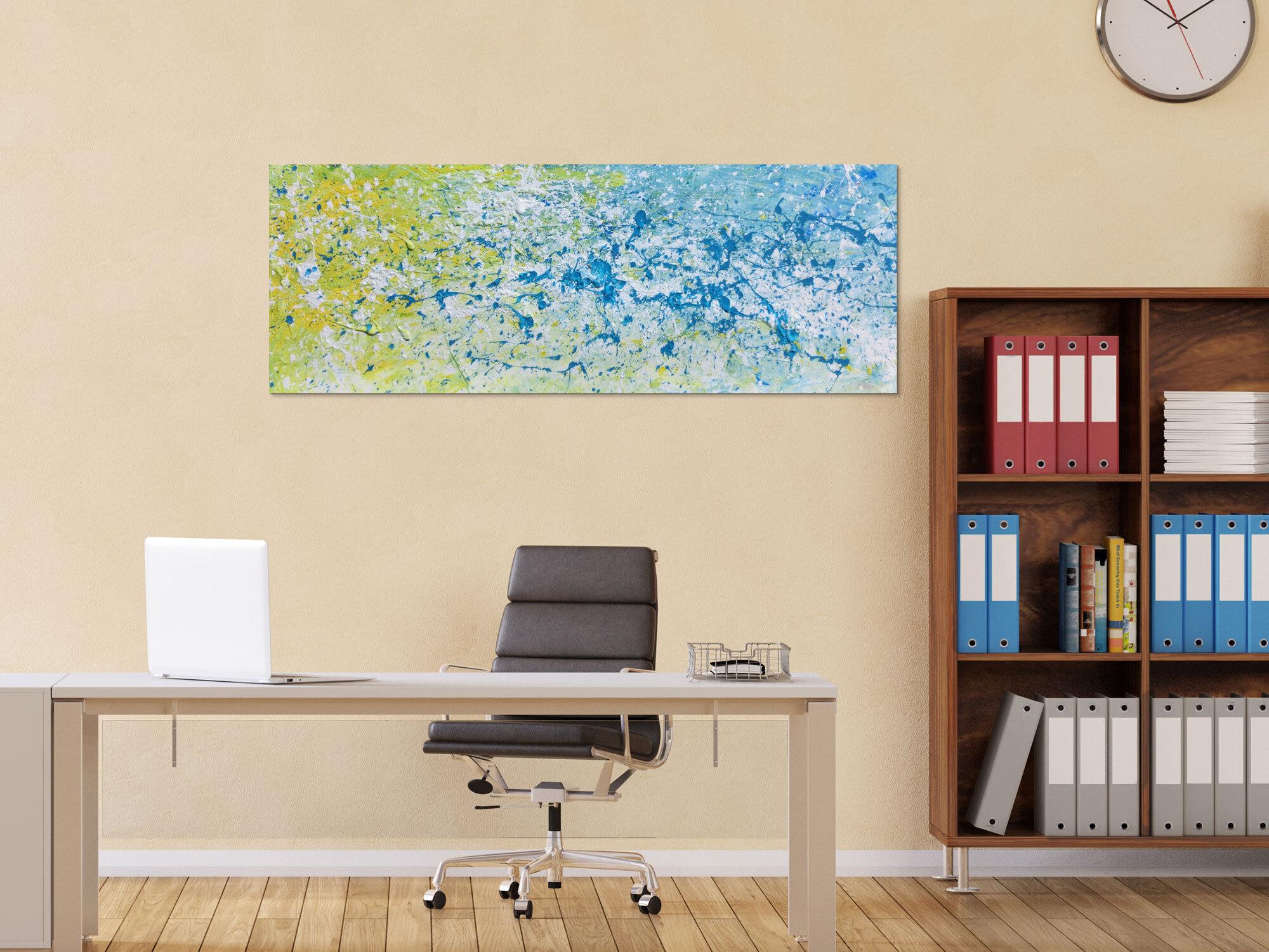 Modernes Gemälde abstrakt helle Farben bunt