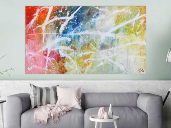 Kunstdruck Ausschnitt erstellen abstraktes Gemälde Nr. 639