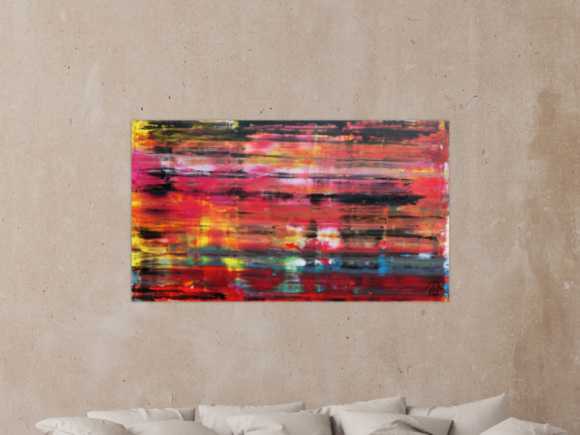 Kunstdruck Ausschnitt erstellen abstraktes Gemälde Nr. 647