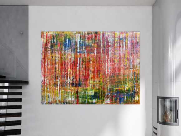 Kunstdruck Ausschnitt erstellen abstraktes Gemälde Nr. 667
