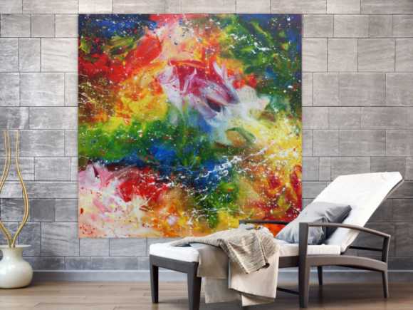 Kunstdruck Ausschnitt erstellen abstraktes Gemälde Nr. 668