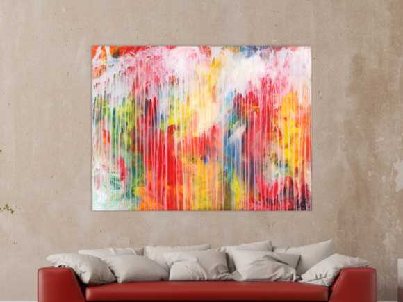 Kunstdruck Ausschnitt erstellen abstraktes Gemälde Nr. 669