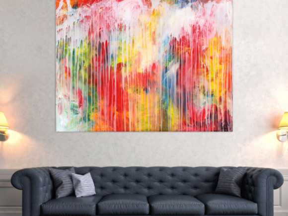 Kunstdruck Ausschnitt erstellen abstraktes Gemälde Nr. 669
