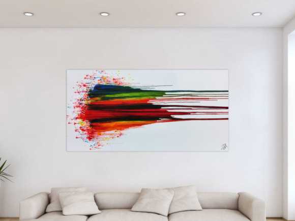 Kunstdruck Ausschnitt erstellen abstraktes Gemälde Nr. 678