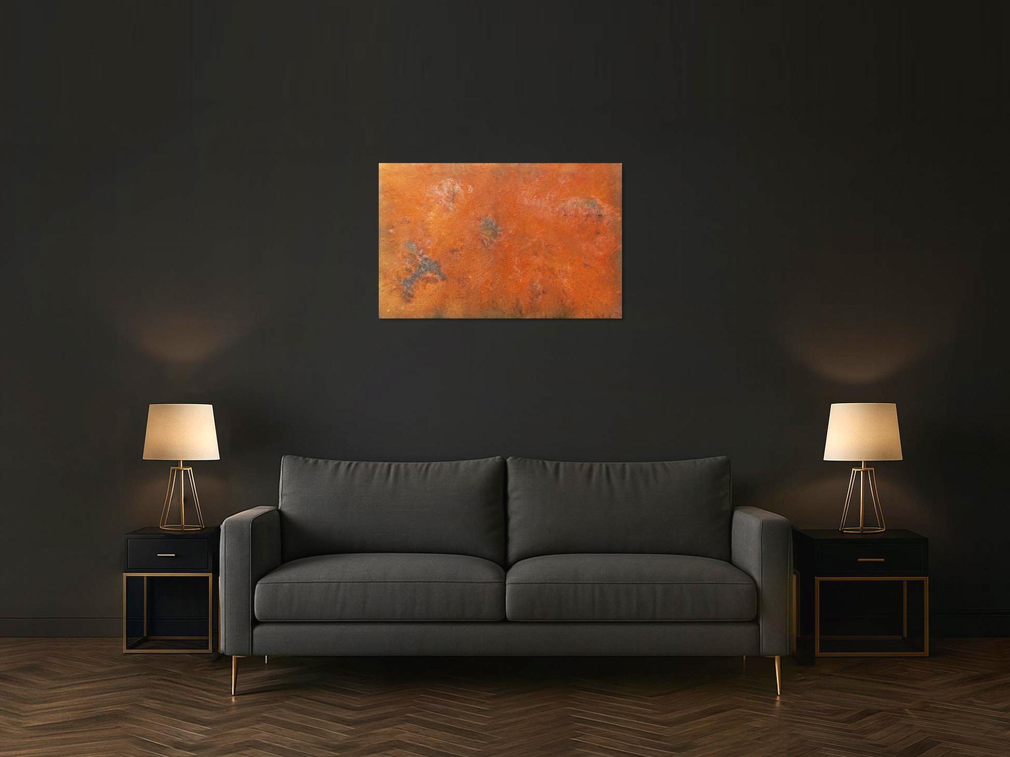 Abstraktes Rostgemälde