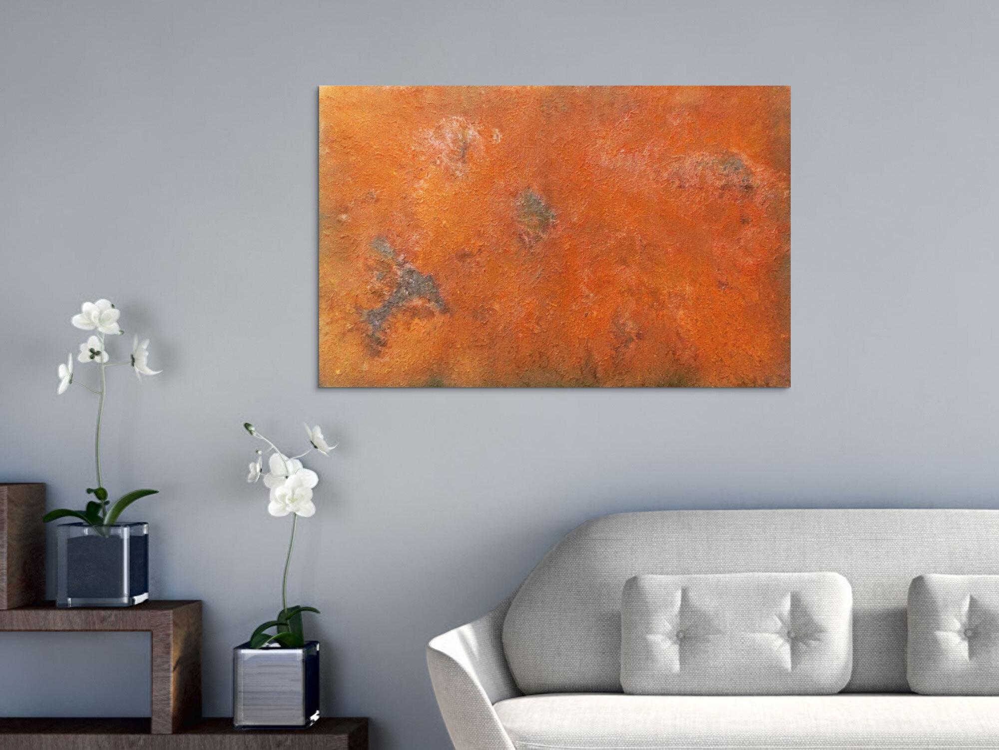 Abstraktes Rostgemälde