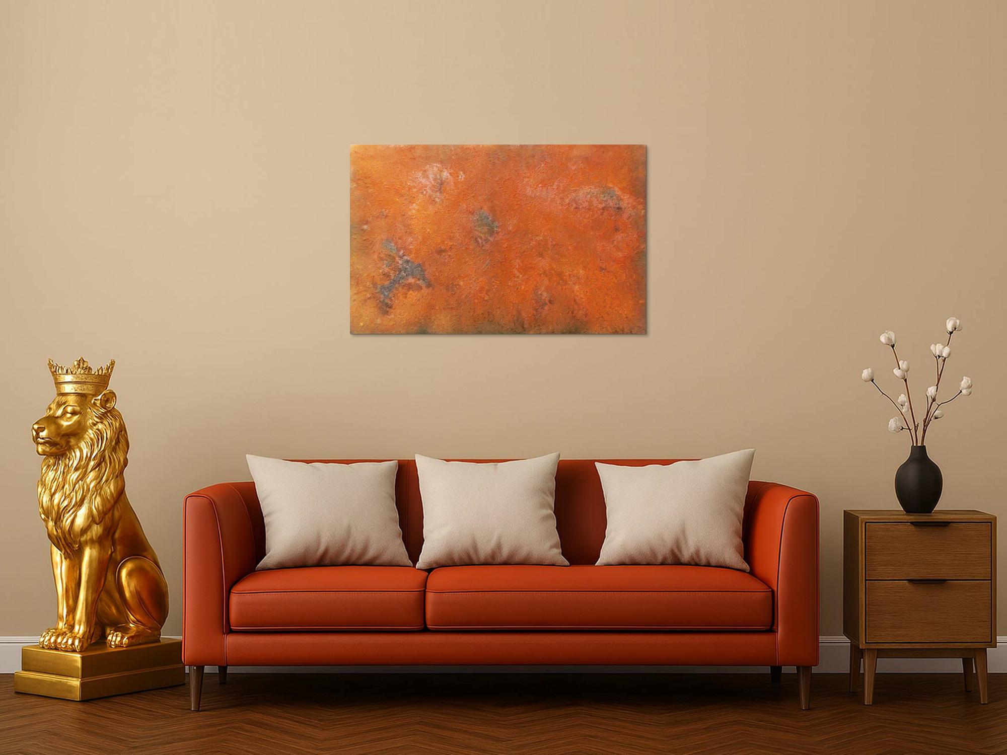 Abstraktes Rostgemälde