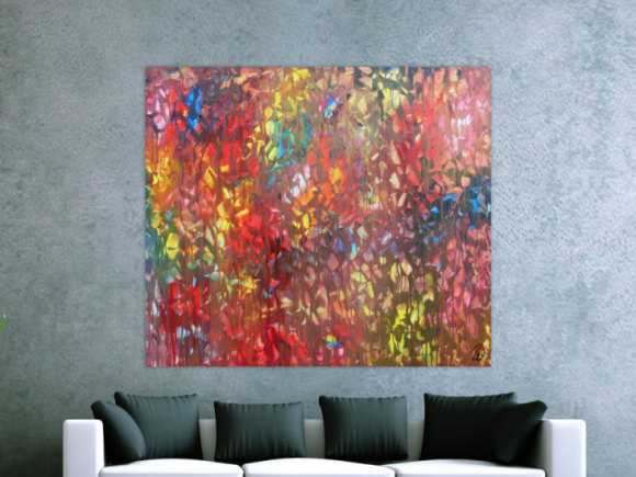 Kunstdruck Ausschnitt erstellen abstraktes Gemälde Nr. 688