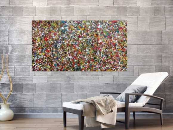 Kunstdruck Ausschnitt erstellen abstraktes Gemälde Nr. 689