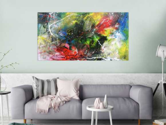 Kunstdruck Ausschnitt erstellen abstraktes Gemälde Nr. 694