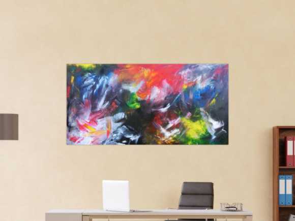Kunstdruck Ausschnitt erstellen abstraktes Gemälde Nr. 698