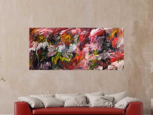 Kunstdruck Ausschnitt erstellen abstraktes Gemälde Nr. 699