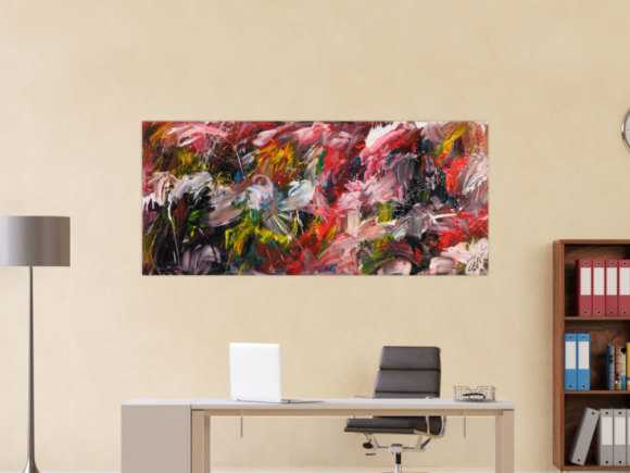 Kunstdruck Ausschnitt erstellen abstraktes Gemälde Nr. 699