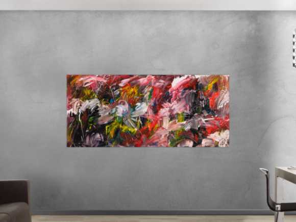 Kunstdruck auf Leinwand abstraktes Gemälde Nr. 699