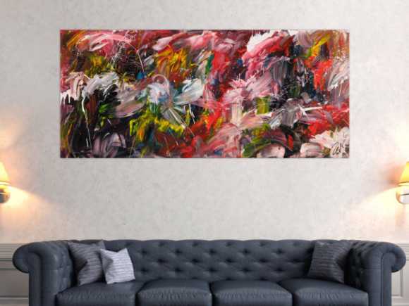 Kunstdruck Ausschnitt erstellen abstraktes Gemälde Nr. 699