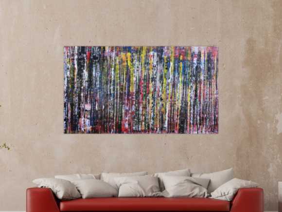 Kunstdruck Ausschnitt erstellen abstraktes Gemälde Nr. 701