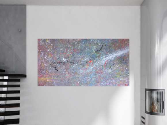 Kunstdruck Ausschnitt erstellen abstraktes Gemälde Nr. 72