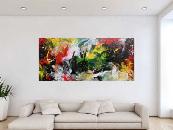 Kunstdruck Ausschnitt erstellen abstraktes Gemälde Nr. 721