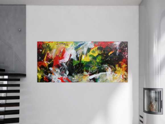 Kunstdruck Ausschnitt erstellen abstraktes Gemälde Nr. 721