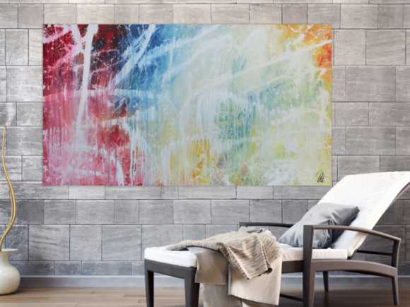 Kunstdruck Ausschnitt erstellen abstraktes Gemälde Nr. 728
