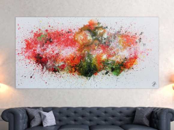 Kunstdruck Ausschnitt erstellen abstraktes Gemälde Nr. 732