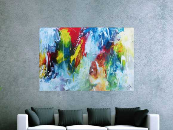 Kunstdruck Ausschnitt erstellen abstraktes Gemälde Nr. 739