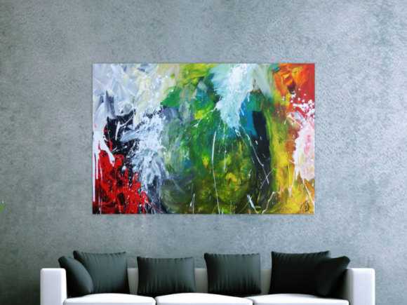 Kunstdruck Ausschnitt erstellen abstraktes Gemälde Nr. 742