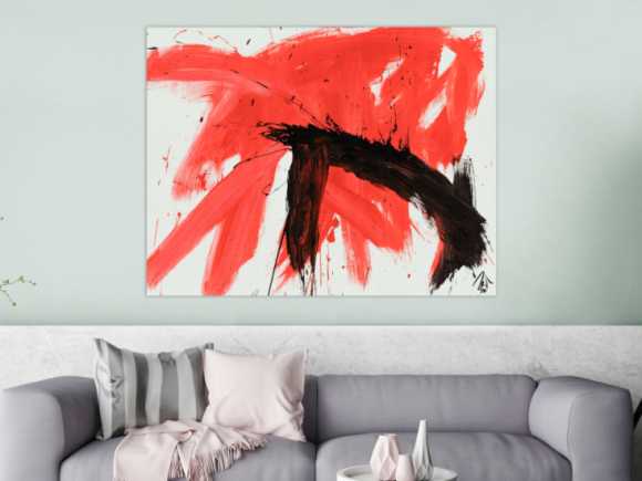 Kunstdruck auf Leinwand abstraktes Gemälde Nr. 745