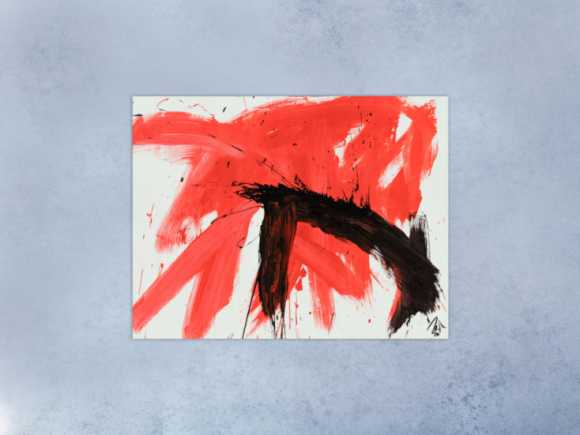 Kunstdruck Ausschnitt erstellen abstraktes Gemälde Nr. 745