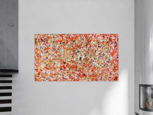 Kunstdruck Ausschnitt erstellen abstraktes Gemälde Nr. 750