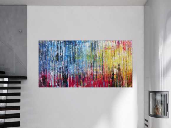 Kunstdruck Ausschnitt erstellen abstraktes Gemälde Nr. 753