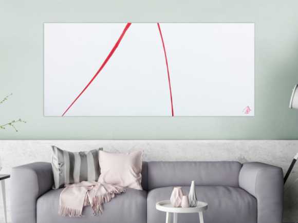 Kunstdruck Ausschnitt erstellen abstraktes Gemälde Nr. 755