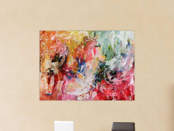 Kunstdruck Ausschnitt erstellen abstraktes Gemälde Nr. 767