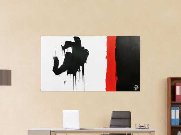 Kunstdruck Ausschnitt erstellen abstraktes Gemälde Nr. 769