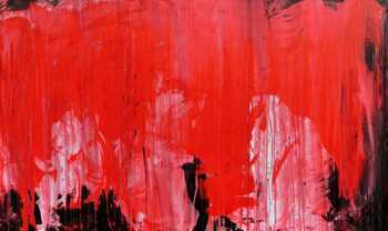 Modernes Gemälde abstrakte viel rot und schwarz zeitgenössisch schlicht