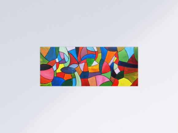 Kunstdruck Ausschnitt erstellen abstraktes Gemälde Nr. 78