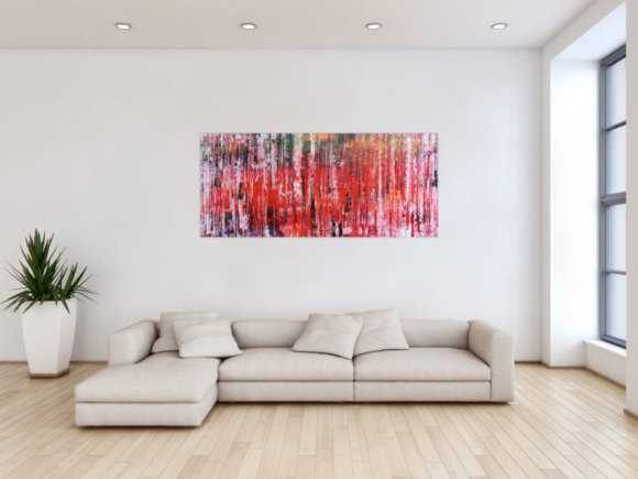 Modernes Acrylbild abstraktes Gemälde mit spachteltechnik