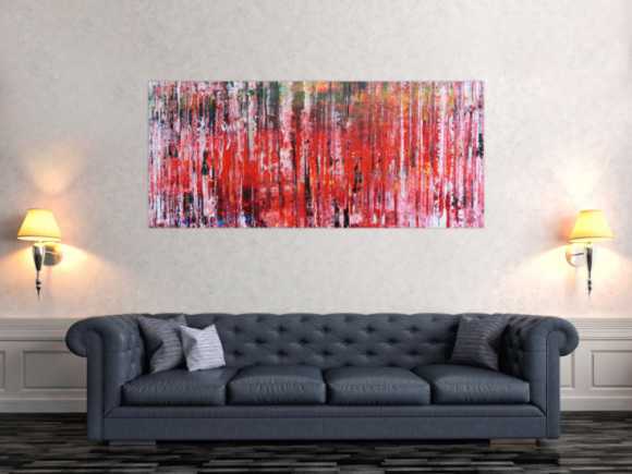 Modernes Acrylbild abstraktes Gemälde mit spachteltechnik